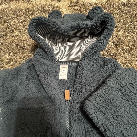Carter’s 6 months Sherpa jacket NWT - Picture 2 of 2